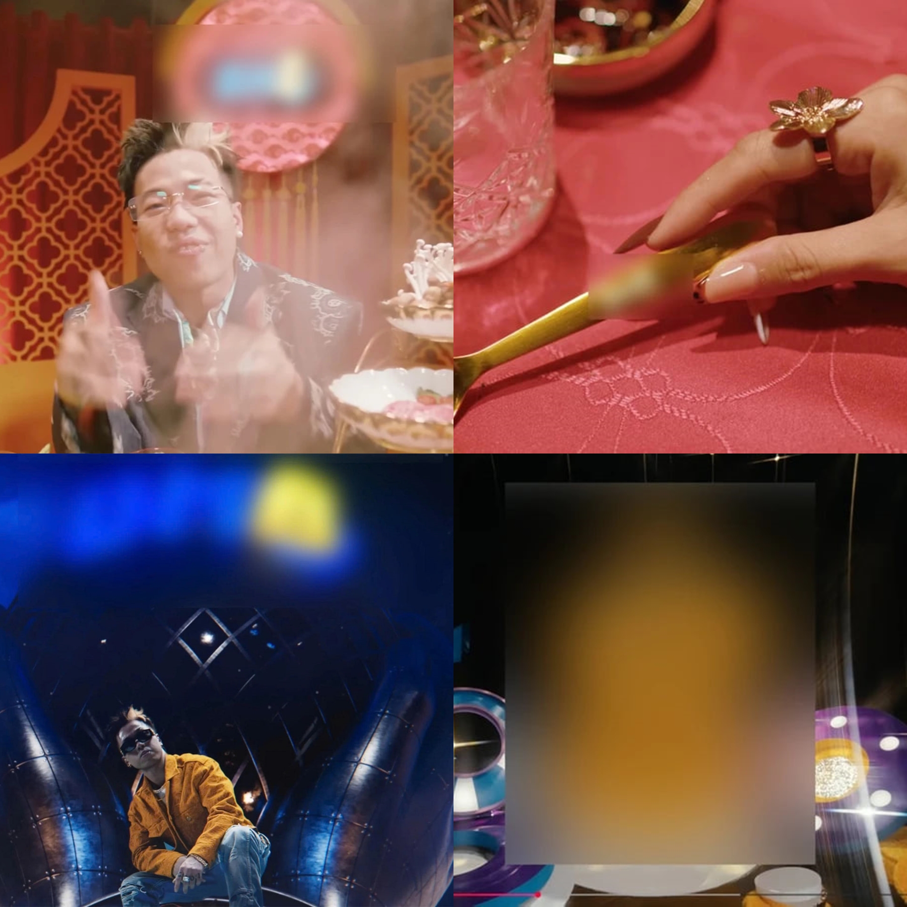 MV ngập tràn hình ảnh quảng cáo cá độ của RichChoi (ảnh: FB)