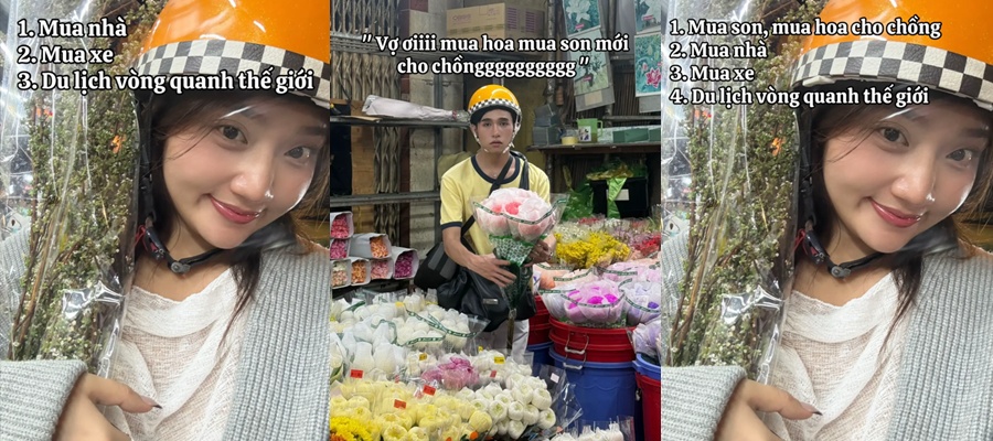 Cặp đôi content Ngọc Minh - Giỏi Lee không thể nằm ngoài dòng sự kiện (Nguồn: @ngminh_h)