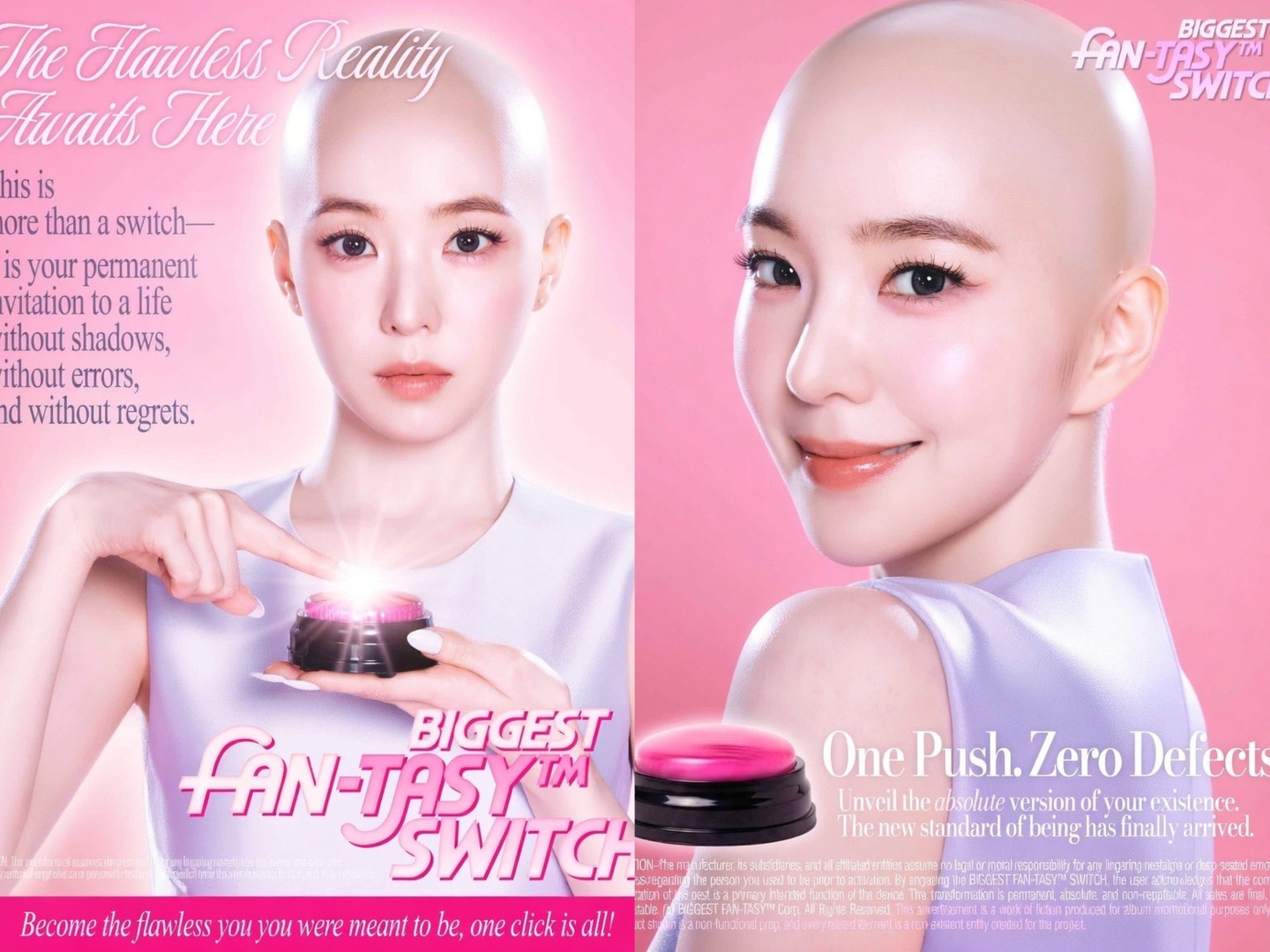 Dù đầu trọc, Irene vẫn đẹp (ảnh: X)