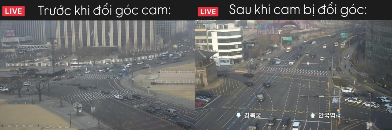 Fan BTS truy cập cả CCTV khu vực để theo dõi tiến độ sân khấu khiến đơn vị quản lý Naver Map phải vào cuộc (ảnh: X)