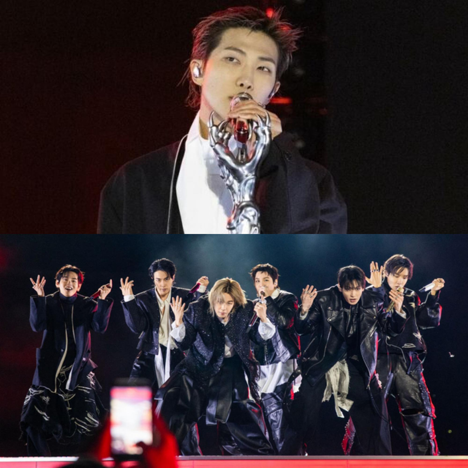 Trưởng nhóm RM cũng đăng tải một bức thư dài trên nền tảng Weverse, bày tỏ sự biết ơn và lời xin lỗi sau đêm diễn quy mô lớn tại Gwanghwamun (ảnh: X)