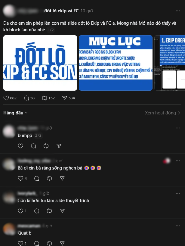 Người hâm mộ Sơn.K đã bức xúc những ngày qua (ảnh cap màn hình)