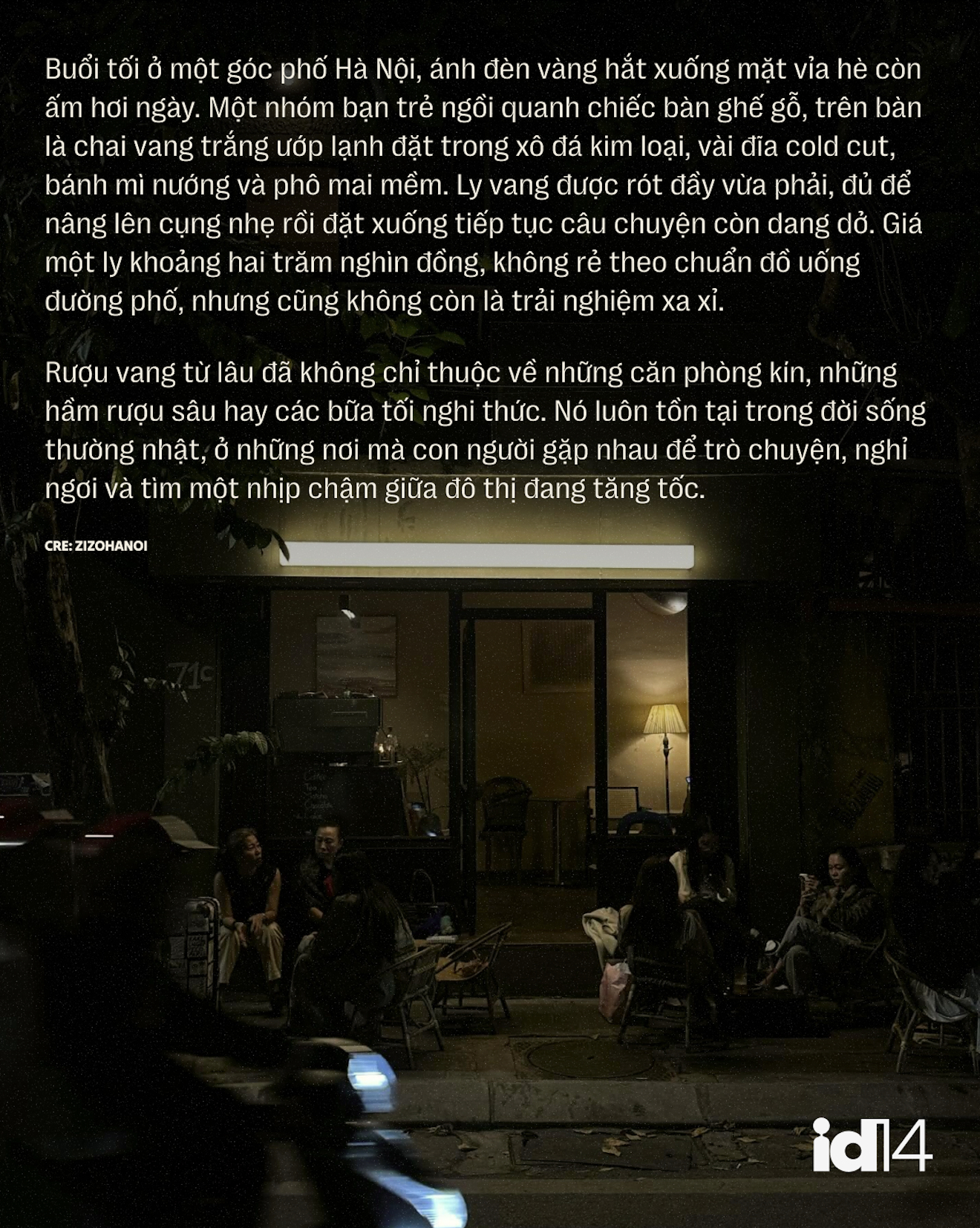 “Uống rượu vang vỉa hè”: Trào lưu nhất thời hay định nghĩa mới về sự hưởng thụ của người trẻ Hà Nội?