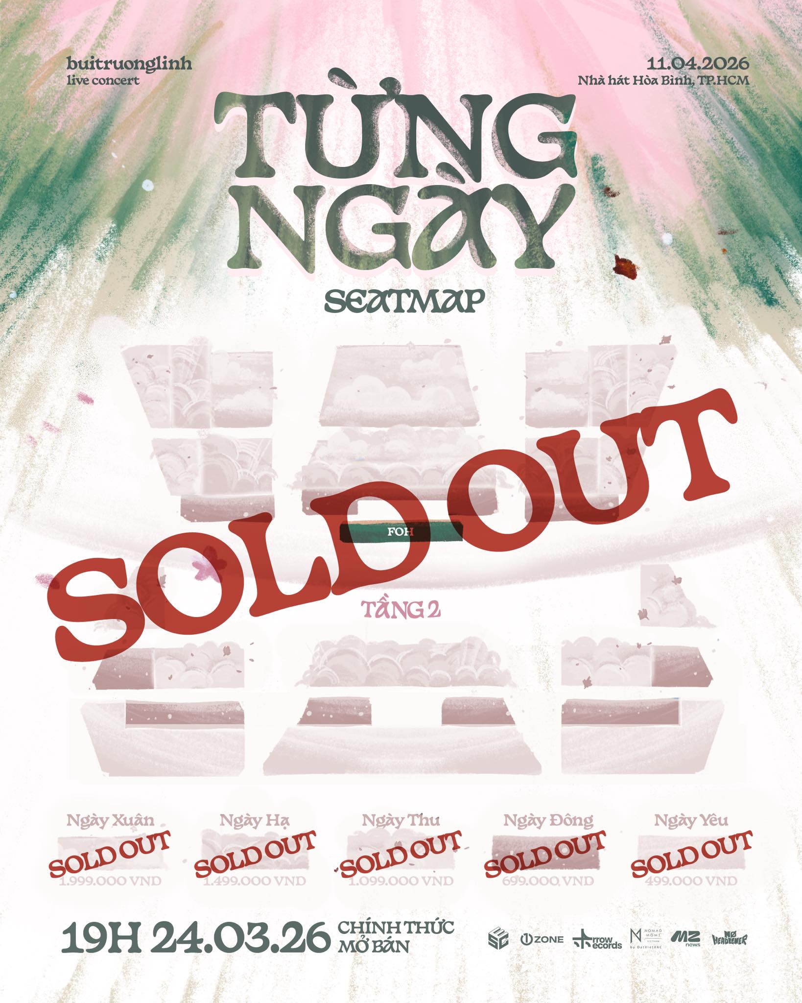 buitruonglinh vừa sold-out toàn bộ vé concert chỉ trong 12 phút 
