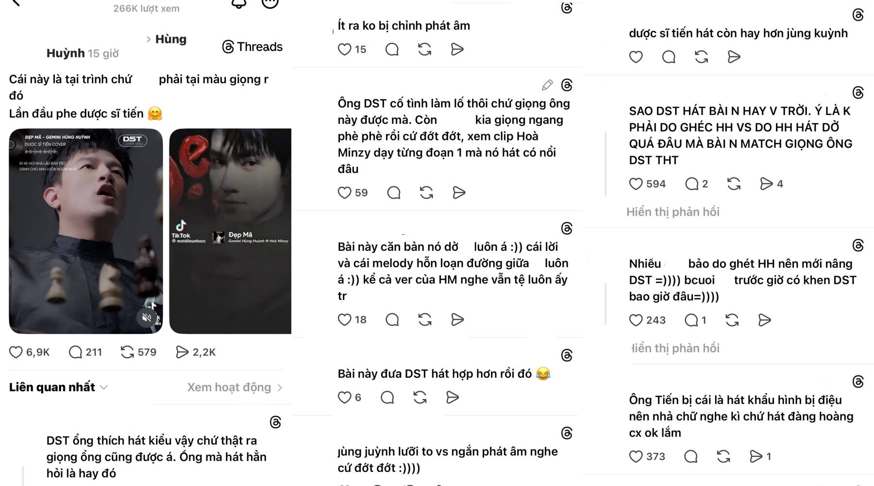 Dân mạng khen Dược sĩ Tiến hát hay hơn Hùng Huỳnh