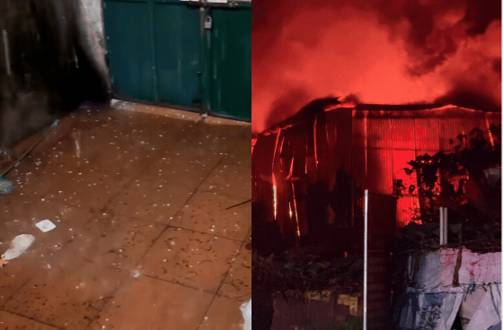 Hà Nội rạng sáng nay: Mưa đá và có cháy lớn