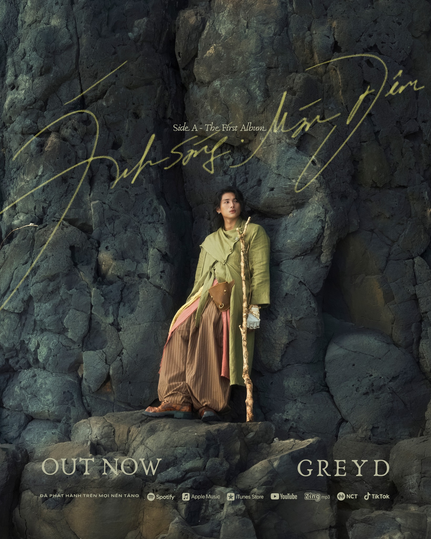 GREY D ra mắt Side A album đầu tay vào ngày 29/3