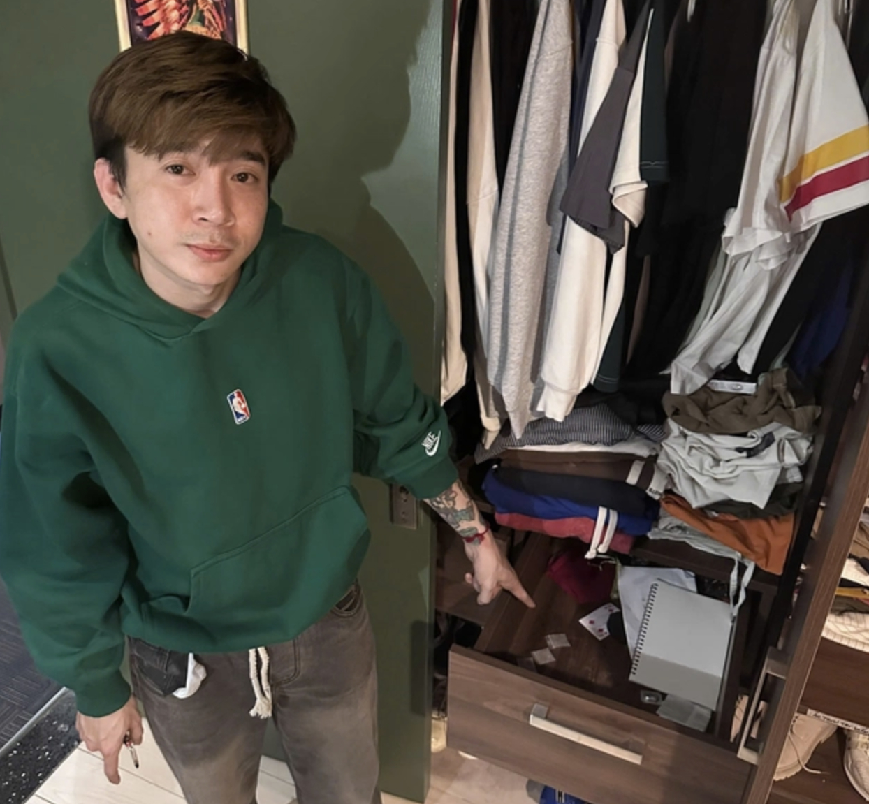 Hình ảnh Chi Dân bị bắt quả tang hồi cuối năm 2024 