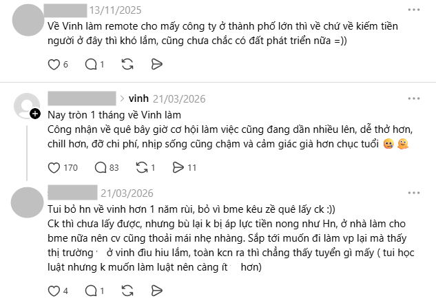 Xu hướng dịch chuyển đến Hà Nội, Huế, Nghệ An để sống nở rộ: Làm sao kiếm tiền và 