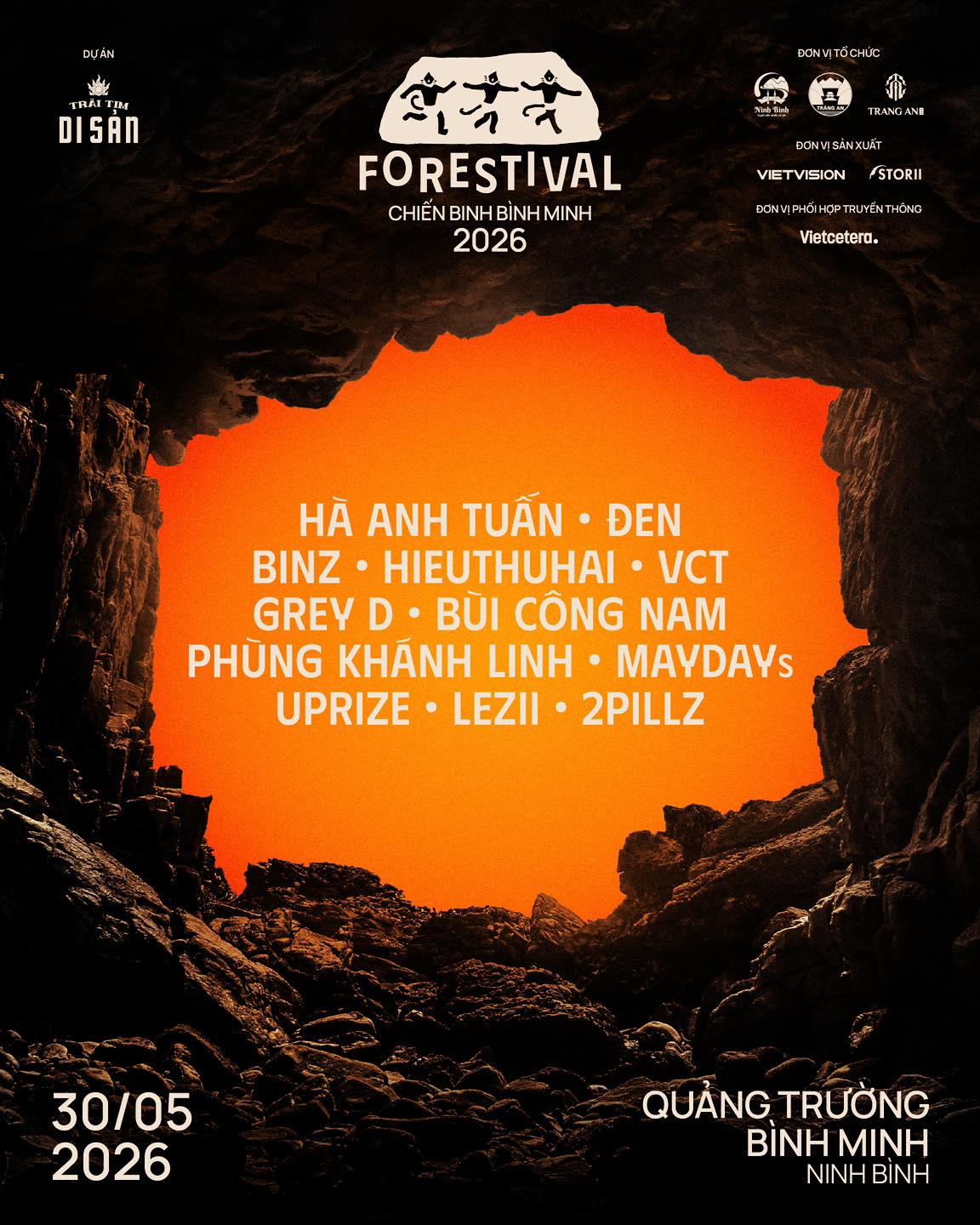 Line-up FORESTIVAL năm nay (ảnh: BTC)