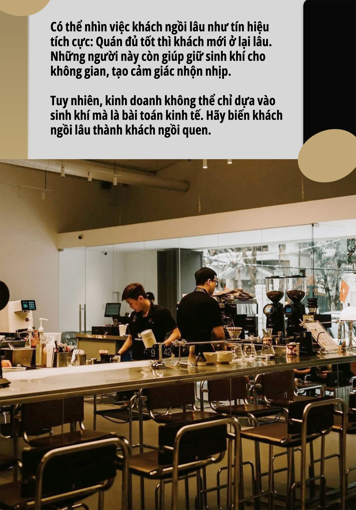 Sóng gió khách ngồi lì, đánh giá 1 sao, chủ các quán cà phê lên tiếng: