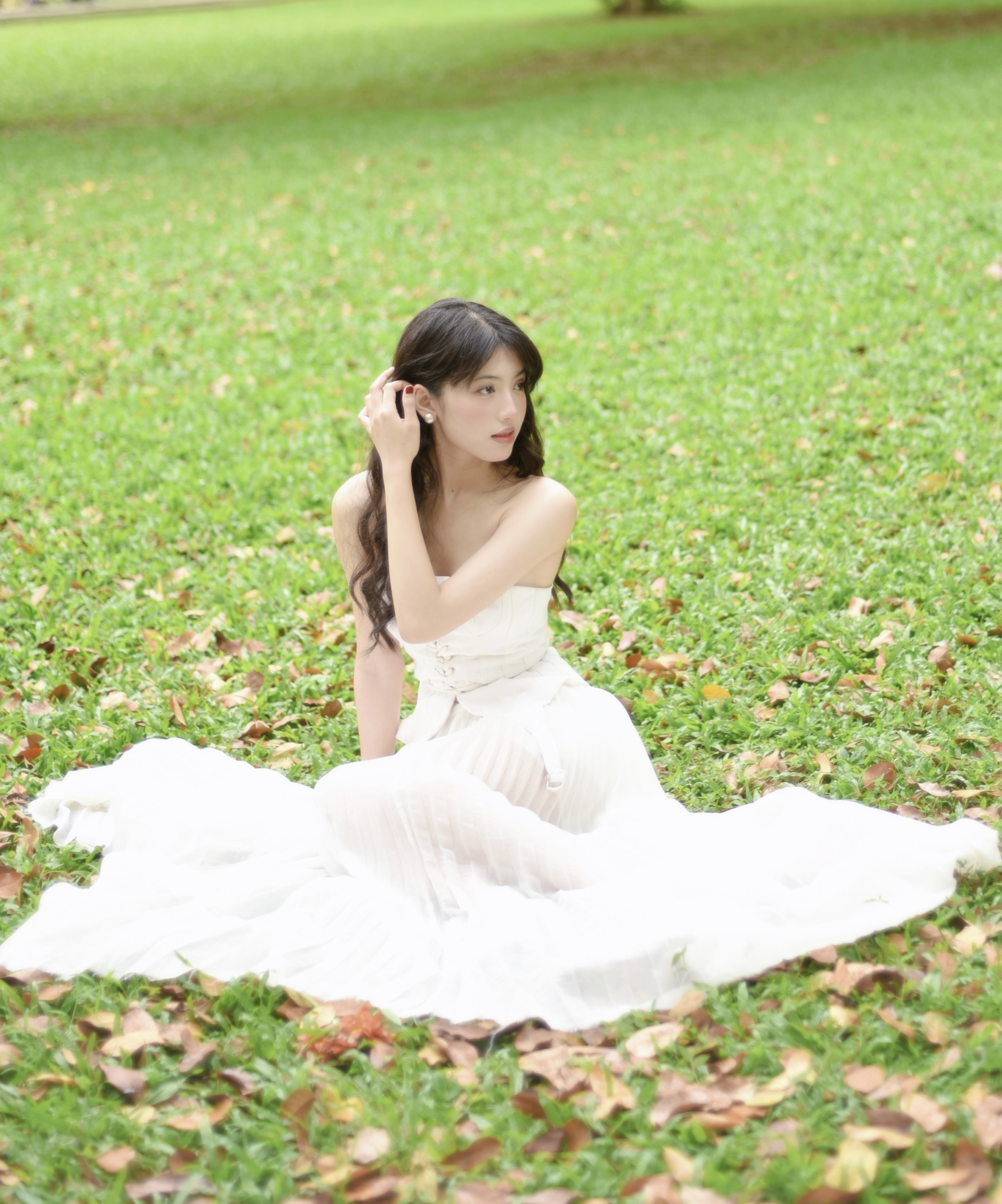 Cô gái nổi tiếng với bộ ảnh chụp ở công viên Thống Nhất: Mình không cố để trông cổ điển