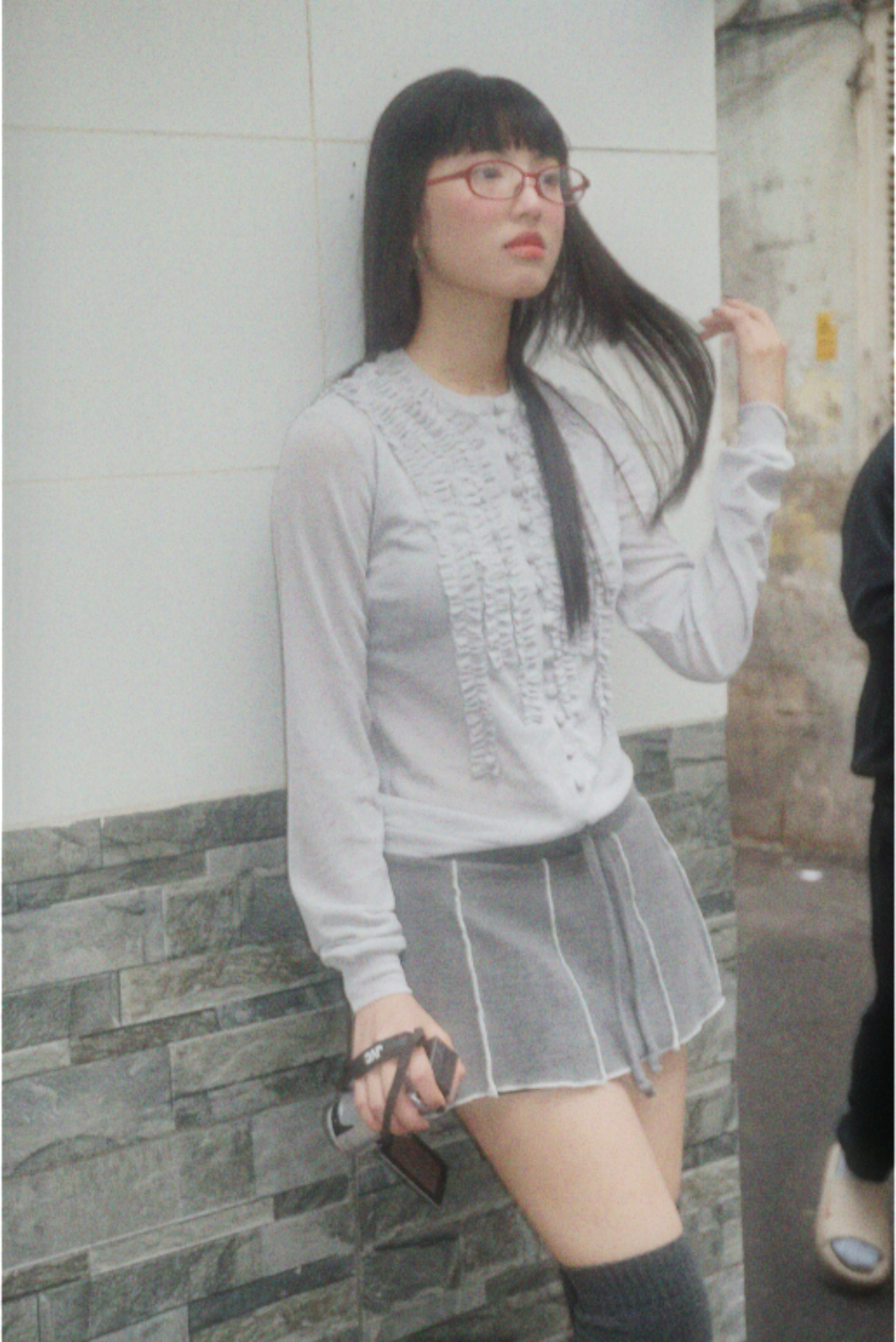 Phương Linh khi để tóc hime