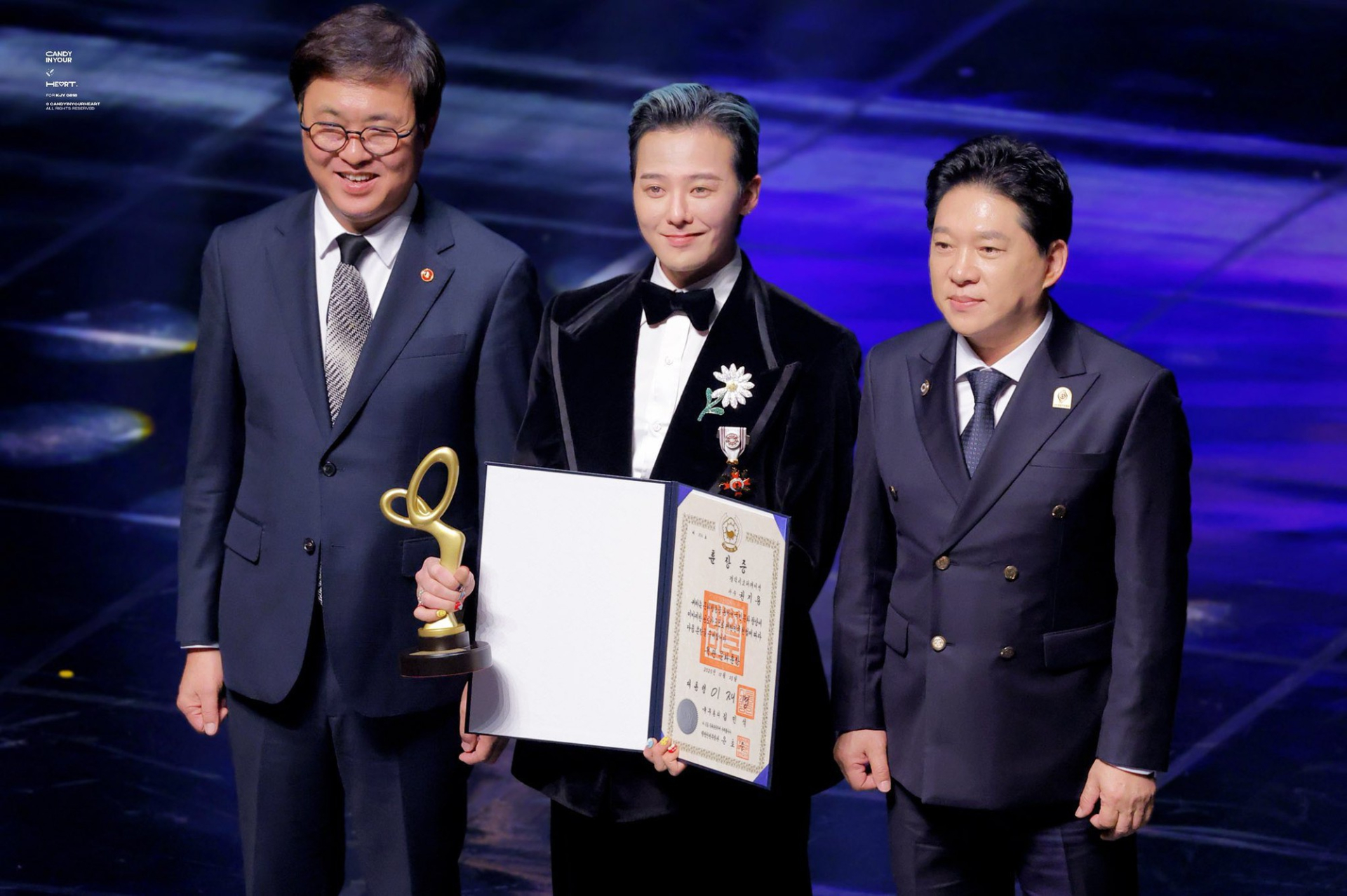 G-DRAGON được trao Huân chương Văn hóa hạng Okgwan - huân chương cao quý nhất ở Hàn Quốc