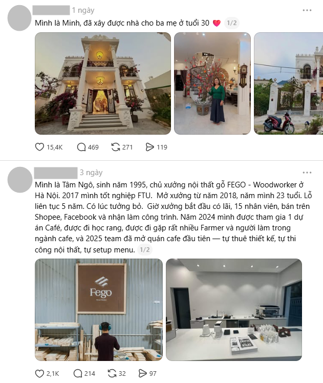 Những thành quả lớn và đầy ắp nỗ lực của người đu trend 