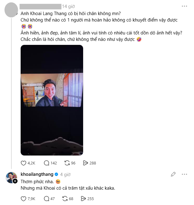 Fan dám hỏi thì idol dám trả lời (Ảnh chụp màn hình)