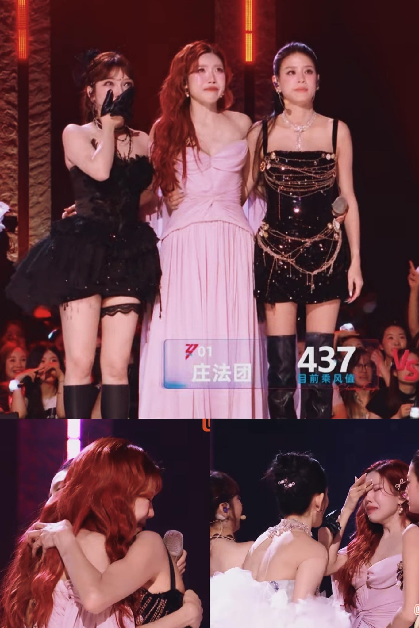 Trang Pháp khóc nấc khi phải chia tay đồng đội ngay Công diễn 1