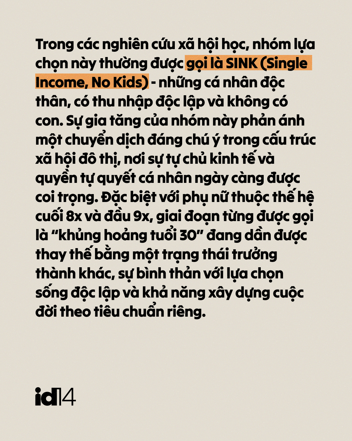 SINK, DINK và những định nghĩa hạnh phúc mới