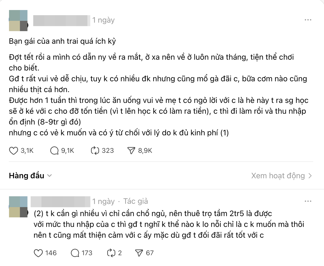 Bài đăng đang viral, thu hút tranh luận trên Threads