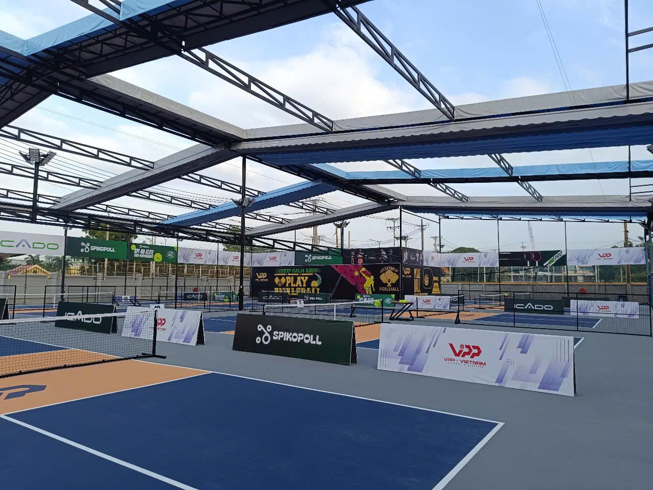 Cụm 18 sân pickleball của Phan Thành ở gần sân bay Tân Sơn Nhất