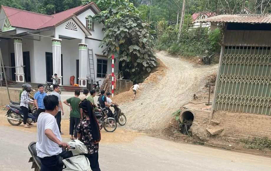 Khu vực phát hiện thi thể bé trai nghi bị sát hại ở Lào Cai. Ảnh: NDCC/Sức Khỏe và Đời Sống