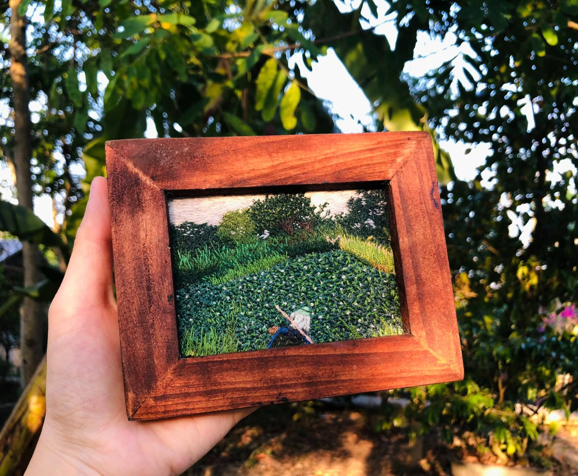 Các tác phẩm của Thanh thường lấy cảm hứng từ ảnh chụp 