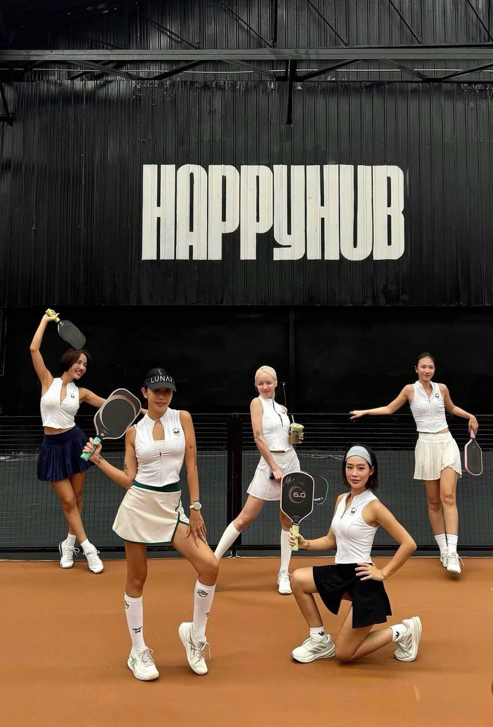 Sân pickleball của Hạt Mít quy tụ nhiều gương mặt người nổi tiếng