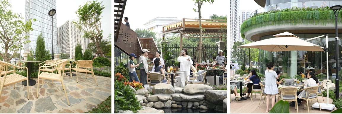   Ensora có diện tích rộng với sức chứa lớn, phân bổ đều ở nhiều khu vực khác nhau  