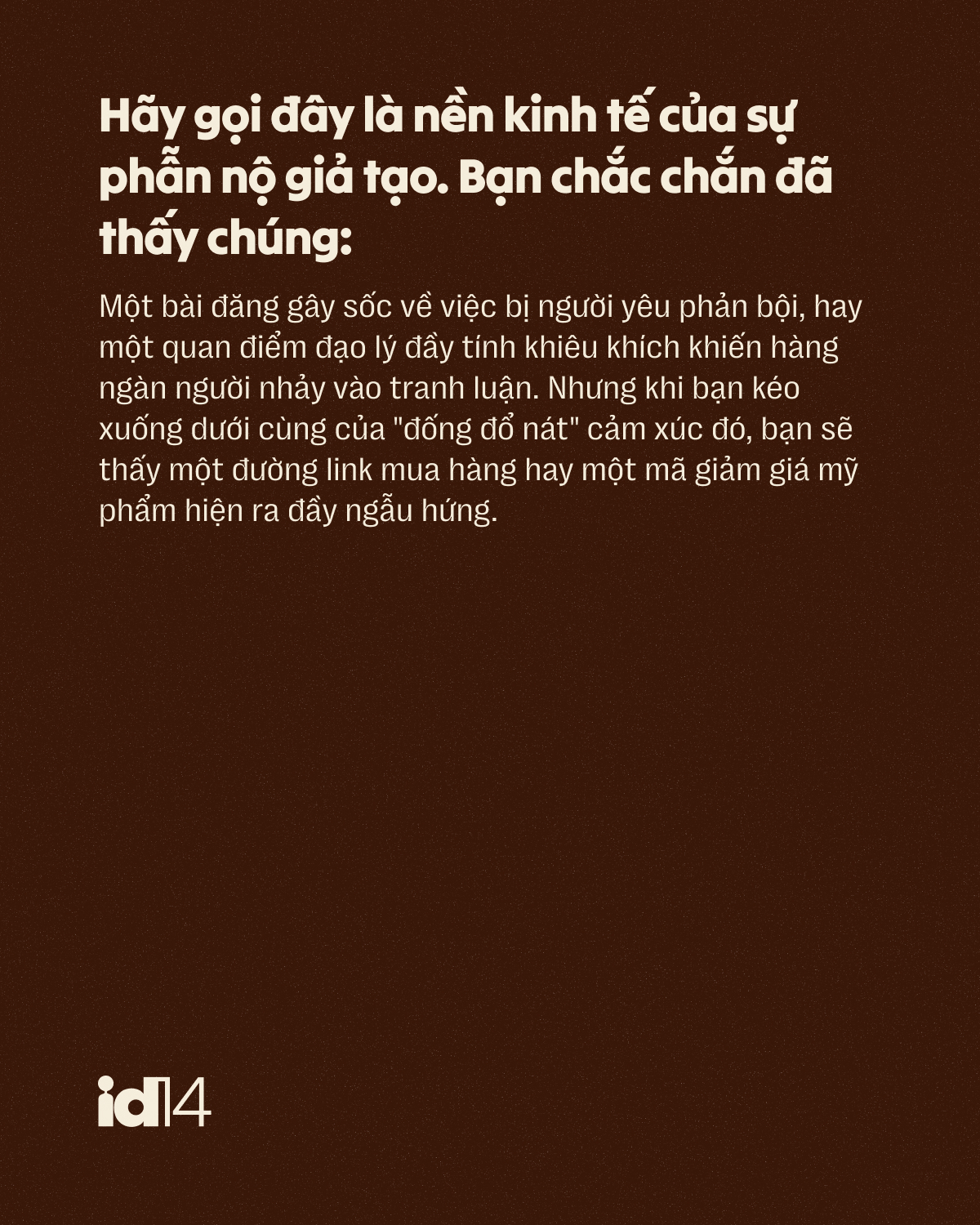 Càng cố phản biện, bạn càng là 