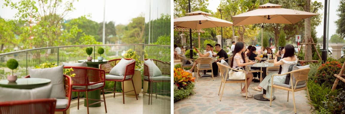 Quán cafe khủng ngay trong khuôn viên trường đại học đẹp nhất Việt Nam: Giao diện 