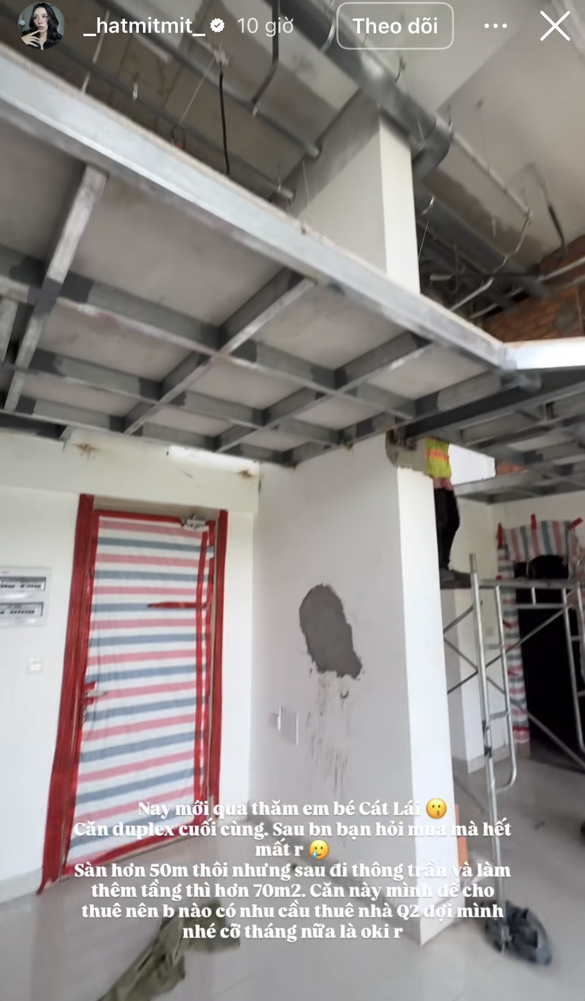 Ngoài ra cô cũng vẫn liên tục chia sẻ về các dự án bất động sản của mình