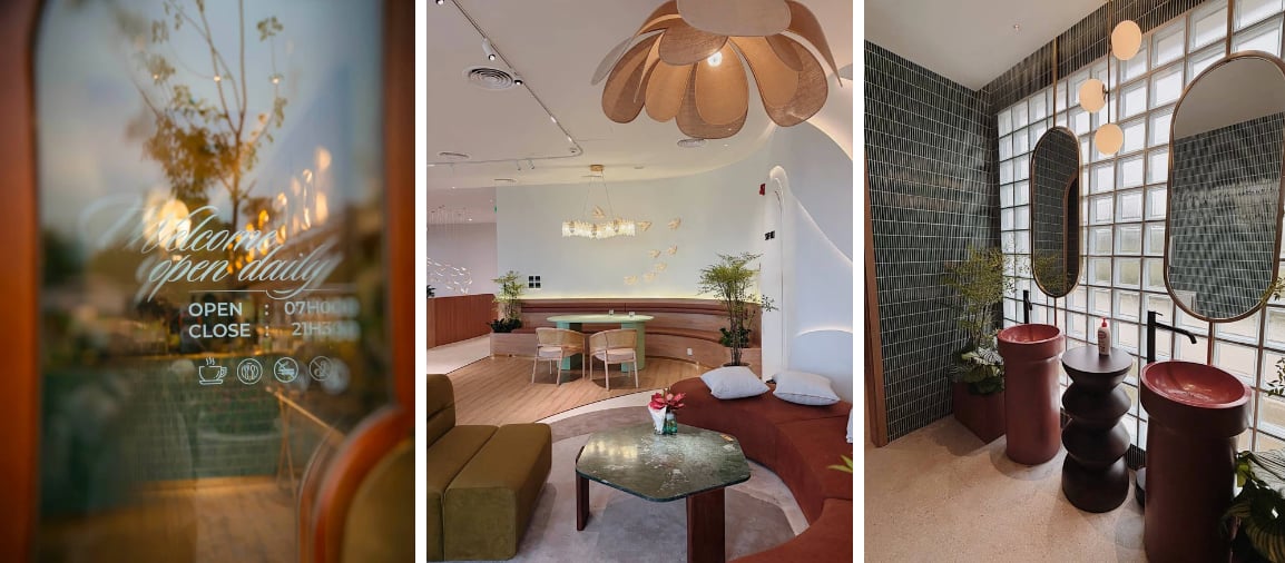 Quán cafe khủng ngay trong khuôn viên trường đại học đẹp nhất Việt Nam: Giao diện 