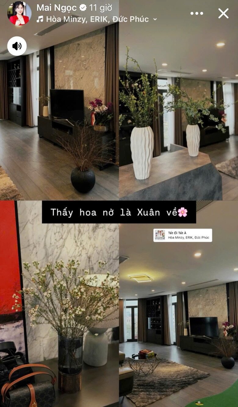 Một số hình ảnh bên trong không gian sống hiện tại của Mai Ngọc