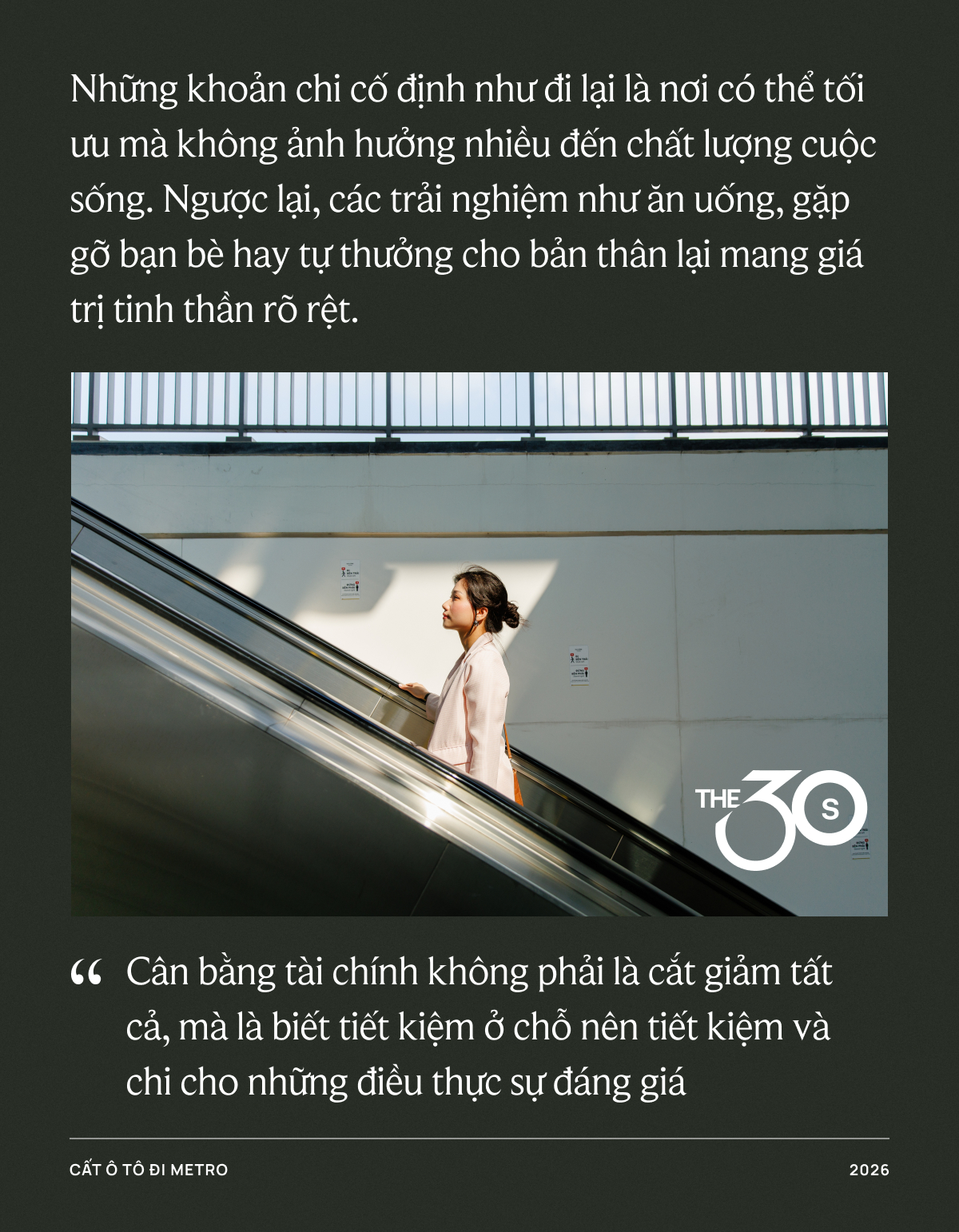 Cất ô tô đi metro, “chị Dung” ở TP.HCM tiết kiệm 52 triệu một năm: Mua vàng, ăn sang cũng thấy an tâm hẳn