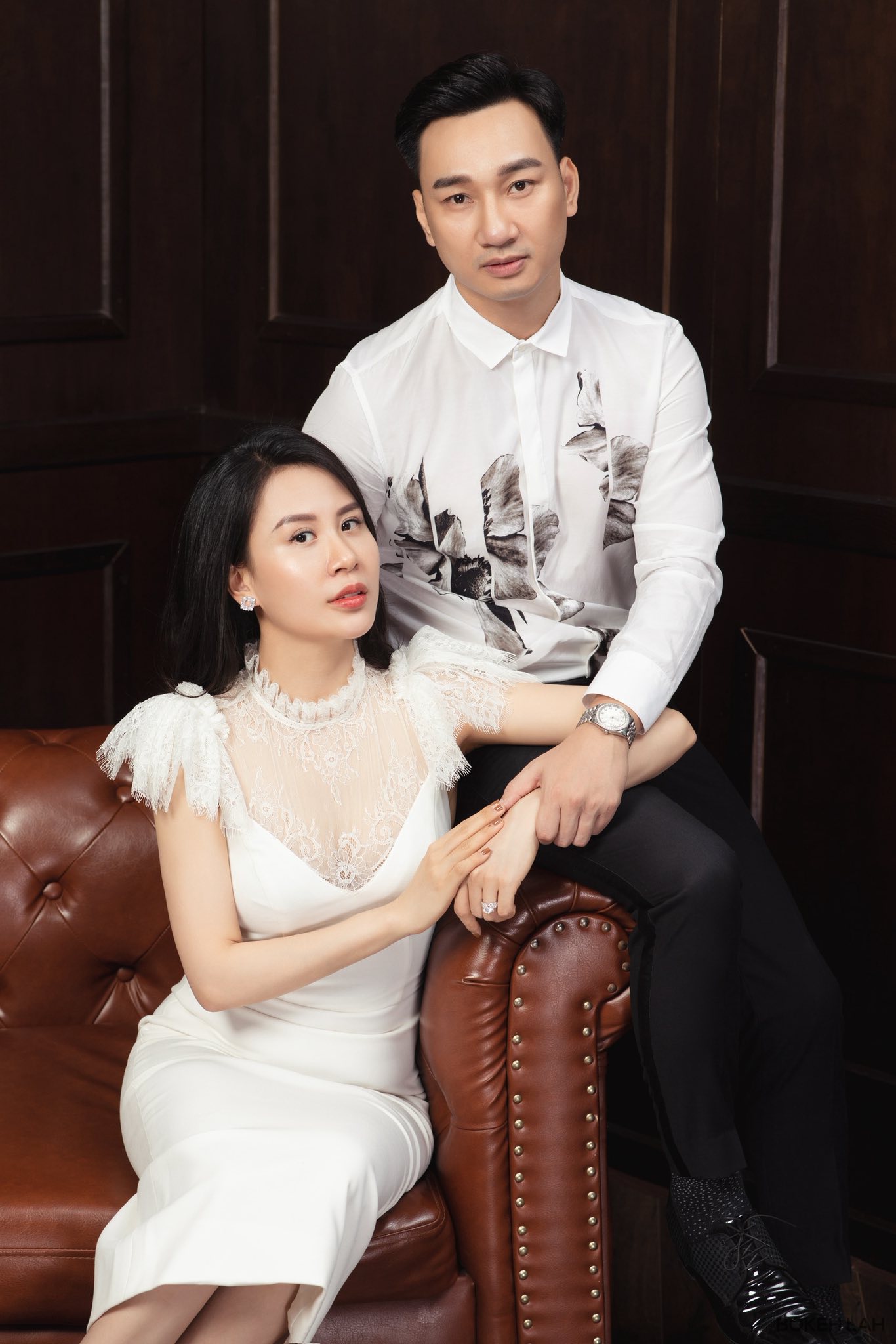 Cặp đôi về chung nhà vào năm 2017.