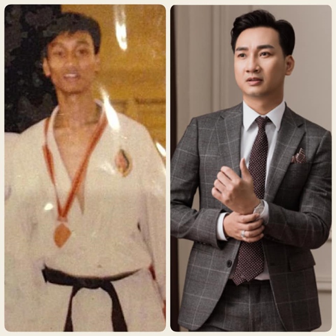 Anh từng là võ sĩ trước khi bén duyên với nghệ thuật. 