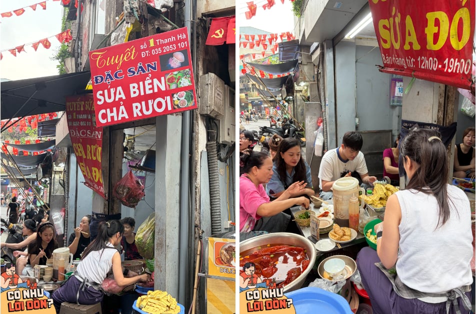 Tuyết sứa đỏ chợ Thanh Hà tăng giá lên 40k/suất: Phải mua nước gửi xe mới có chỗ ngồi, hương vị liệu ngon như lời đồn?