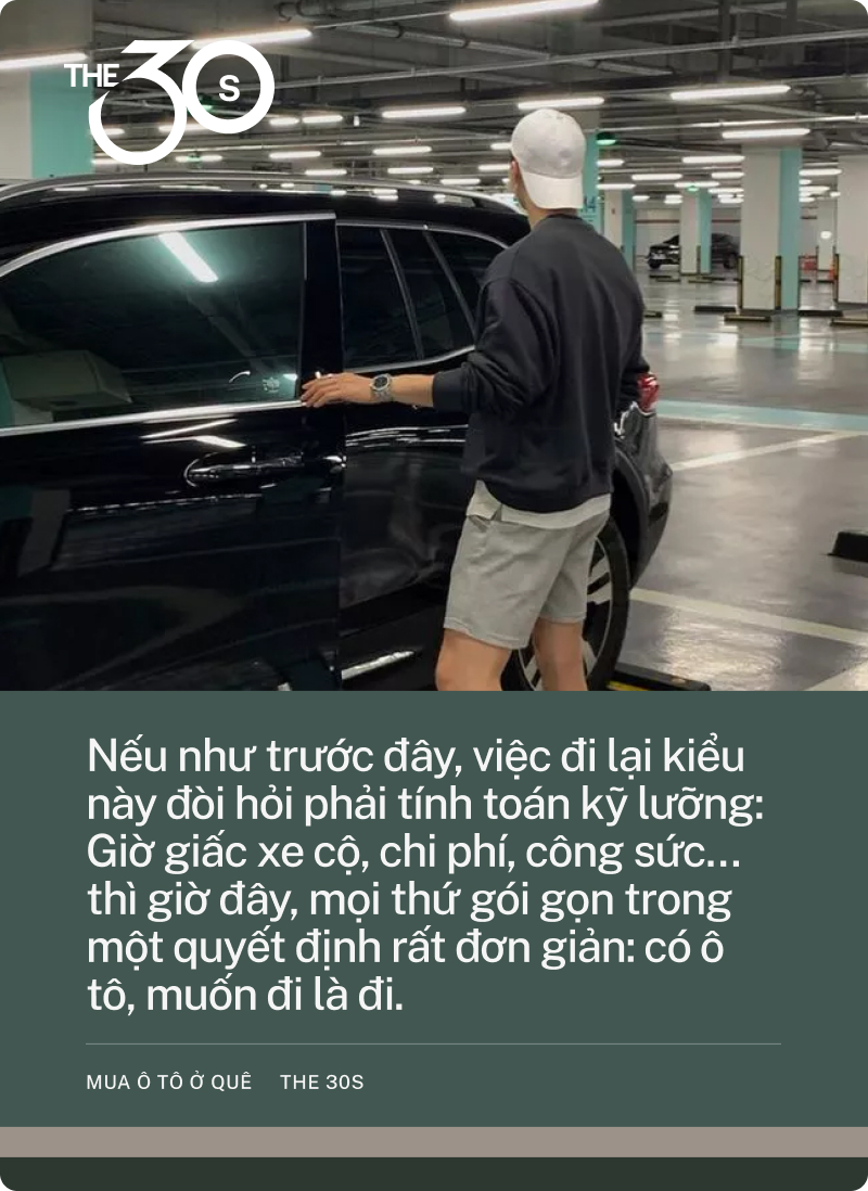 Sống ở quê, sắm ô tô để cuối tuần đi resort, lên Đà Lạt nghỉ dưỡng, chạy thẳng vào TP.HCM “ăn chơi” khỏe re 