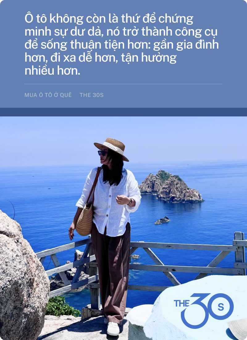 Sống ở quê, sắm ô tô để cuối tuần đi resort, lên Đà Lạt nghỉ dưỡng, chạy thẳng vào TP.HCM “ăn chơi” khỏe re 