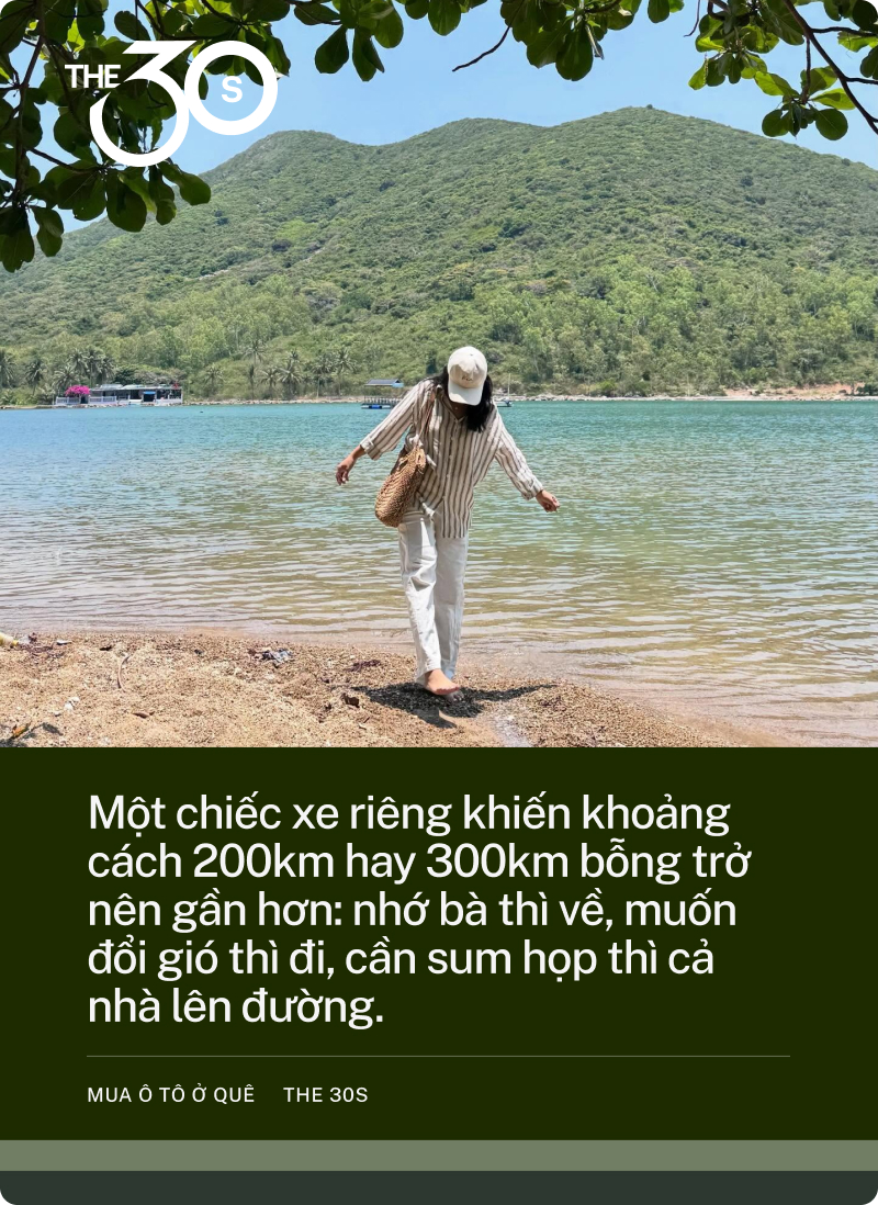 Sống ở quê, sắm ô tô để cuối tuần đi resort, lên Đà Lạt nghỉ dưỡng, chạy thẳng vào TP.HCM “ăn chơi” khỏe re 