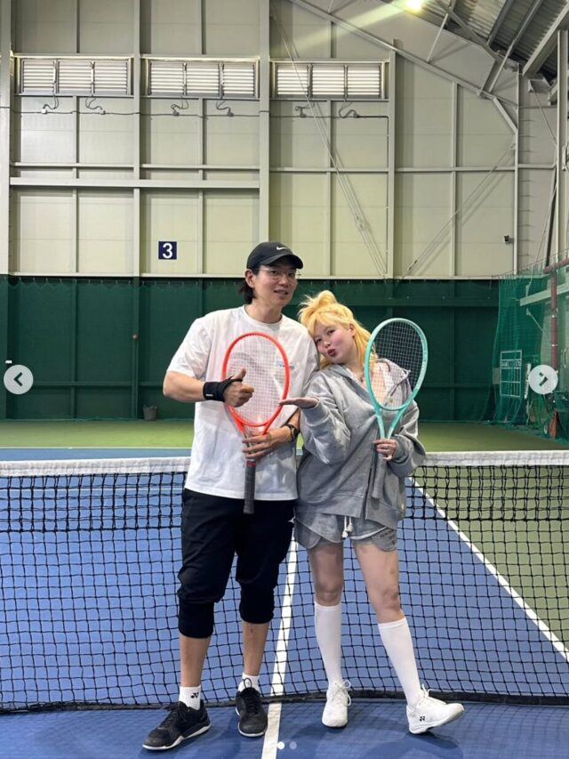 Bức ảnh Jang Sung Kyu đăng tải về HyunA. Ảnh: Instagram