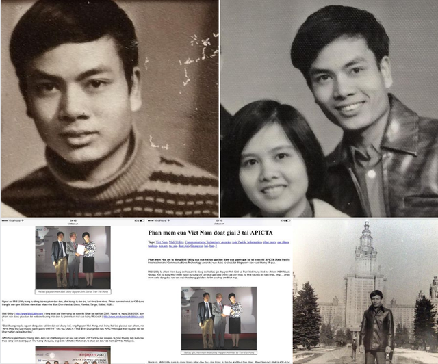 Hình ảnh về ba mẹ từng được BTV Hoài Anh chia sẻ