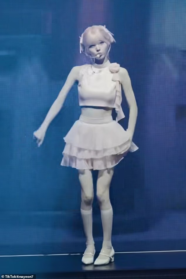 Chaewon gầy gò đến trơ xương, làm khán giả hoảng hốt. Ảnh: TikTok