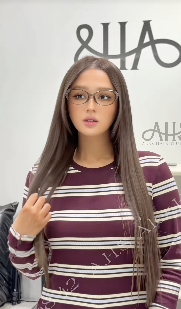 Visual của Xoài Non khiến dân tình trầm trồ vì giống hệt búp bê barbie (Nguồn: Alex Hair Studio)