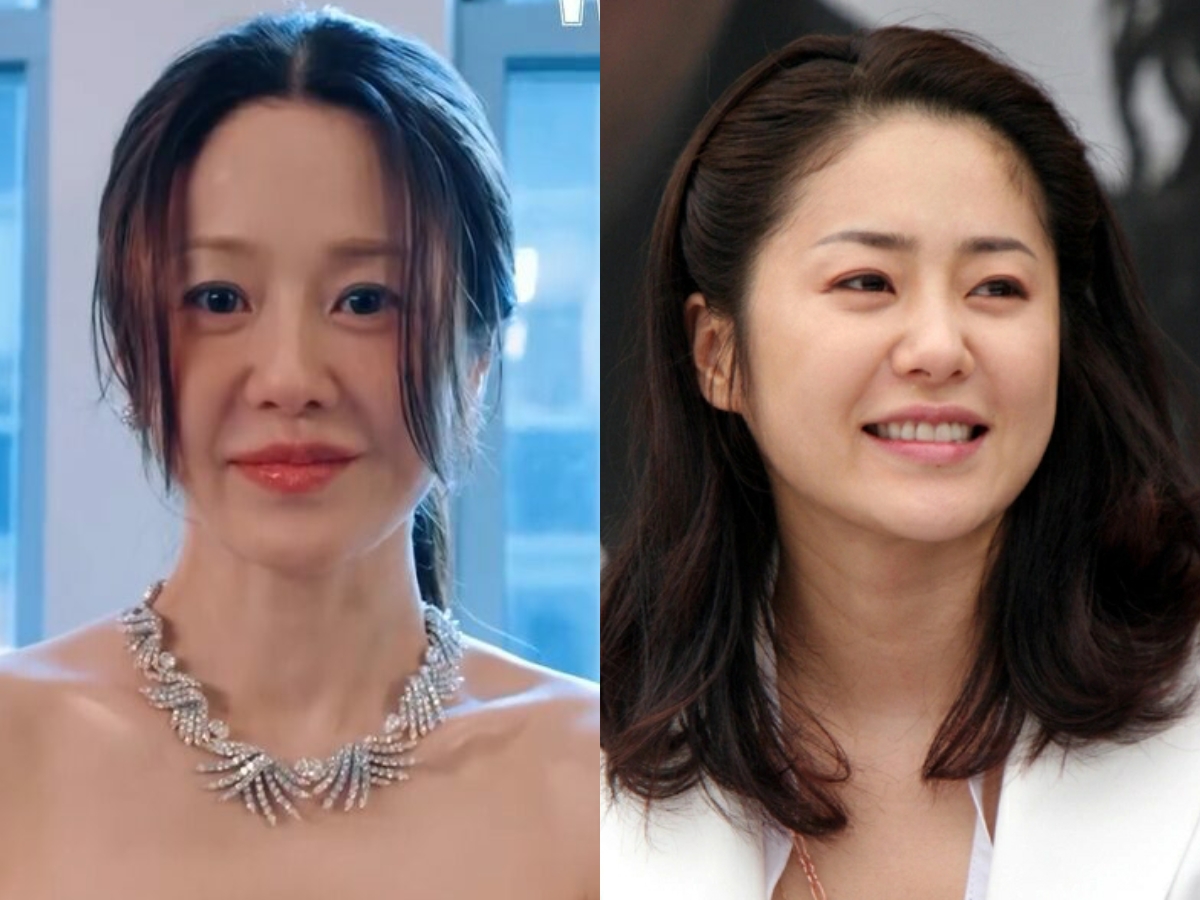 Go Hyun Jung bỗng dưng lộ diện trong sự kiện mới với dáng vẻ tàn tạ đáng báo động. Cô mất đi nụ cười đặc trưng cùng nét phúc hậu trên gương mặt vì quá gầy gò. Nhìn ngắm lại hình ảnh trước đây của Go Hyun Jung (ảnh phải), người hâm mộ đã không khỏi tiếc nuối. Ảnh: Koreaboo