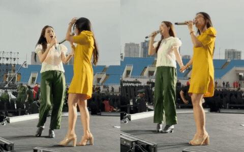  Theo kế hoạch, Cẩm Ly và Hoà Minzy sẽ biểu diễn ca khúc này trong sự kiện diễn ra tối 28/4 tại Sân vận động Mỹ Đình