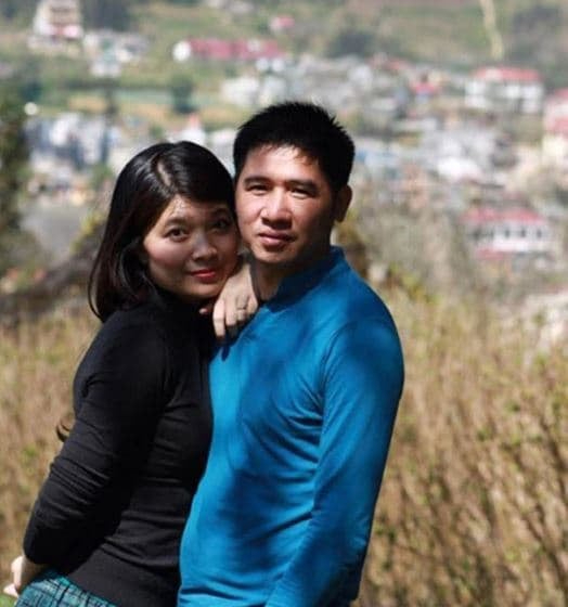 Hình ảnh hiếm hoi của vợ chồng Diệp Anh