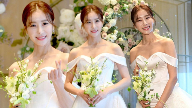 Nữ diễn viên cưới đại gia hồi năm 2020. Ảnh: Nate