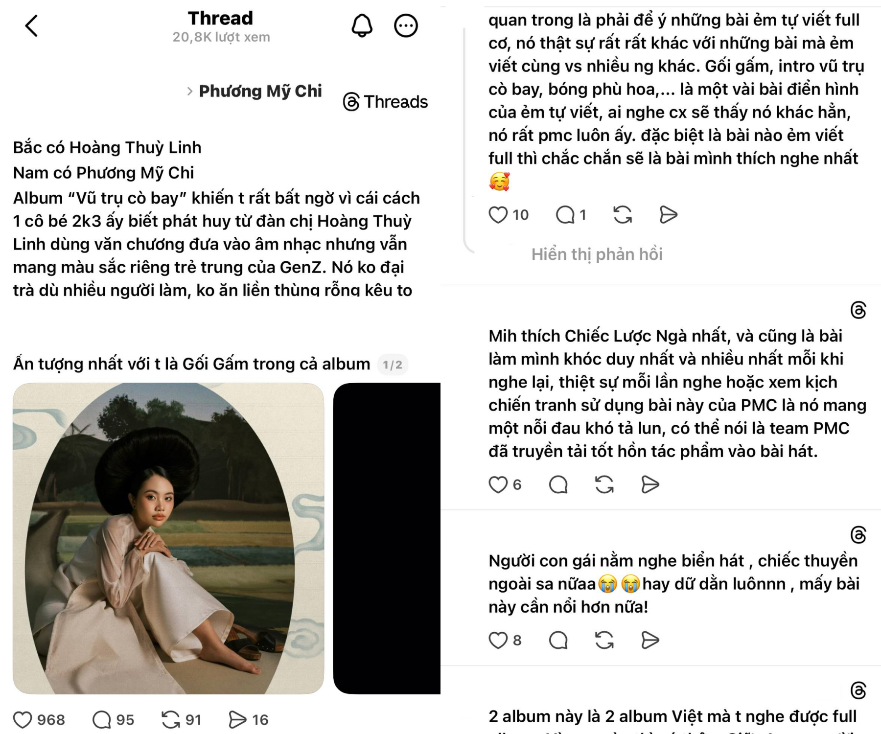 Ngập tràn lời khen cho Hoàng Thuỳ Linh, Chi Pu và Phương Mỹ Chi: 