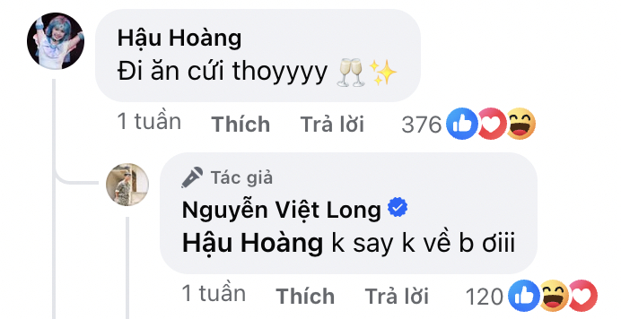 Hậu Hoàng đã sẵn sàng dự đám cưới Mũi trưởng Long (Ảnh chụp màn hình)